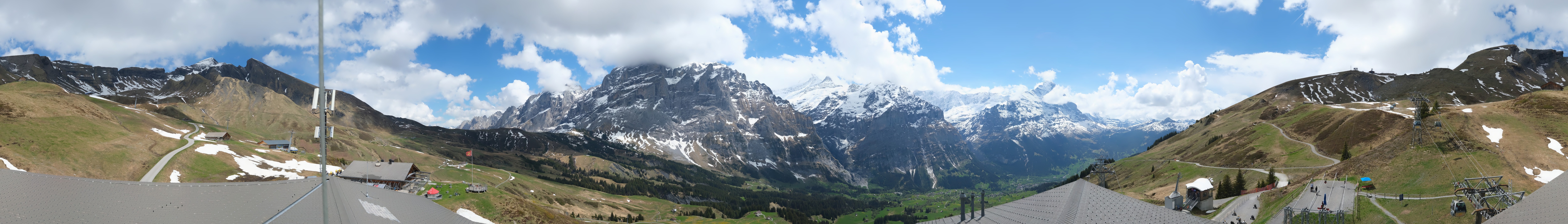 Archiv Foto Webcam Panorama Grindelwald - First