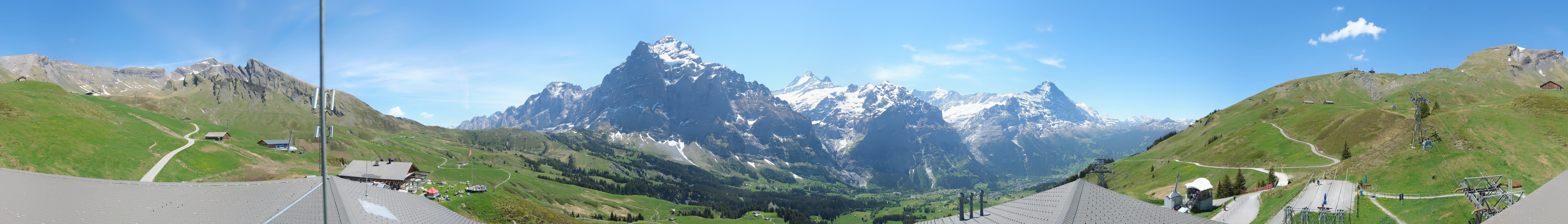 Archiv Foto Webcam Panorama Grindelwald - First