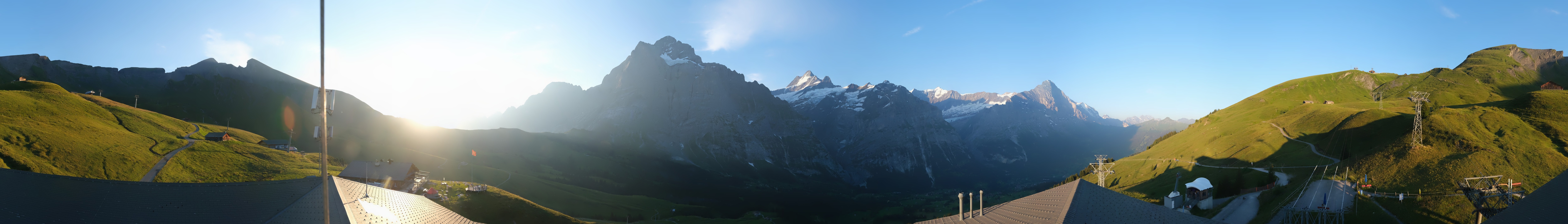Archived image Webcam Panoramic view First and Grindelwald