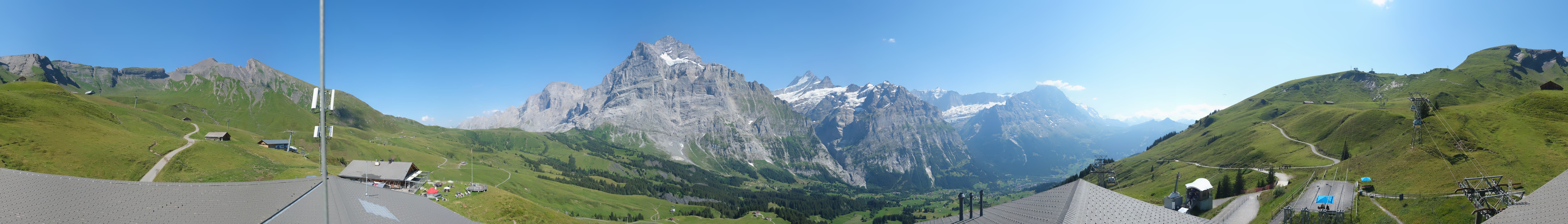 Archived image Webcam Panoramic view First and Grindelwald
