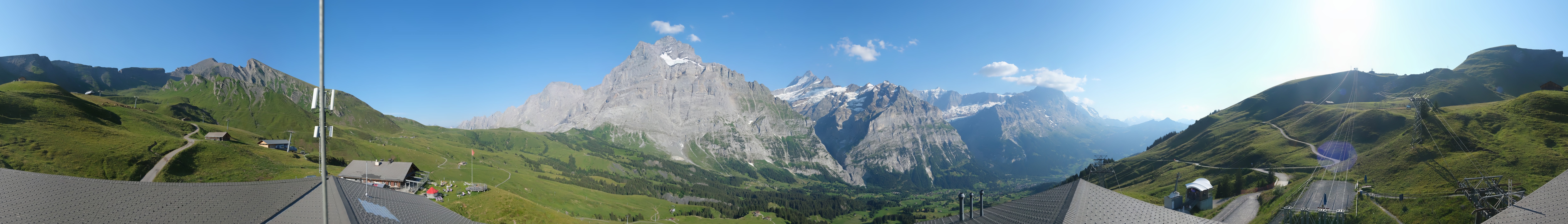 Archived image Webcam Panoramic view First and Grindelwald