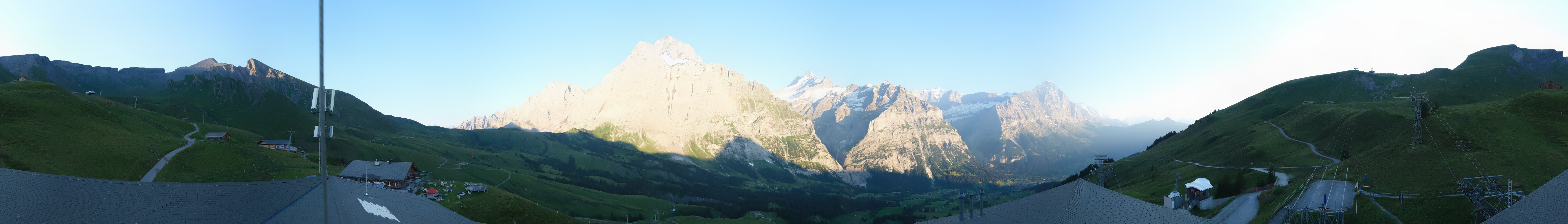 Archived image Webcam Panoramic view First and Grindelwald