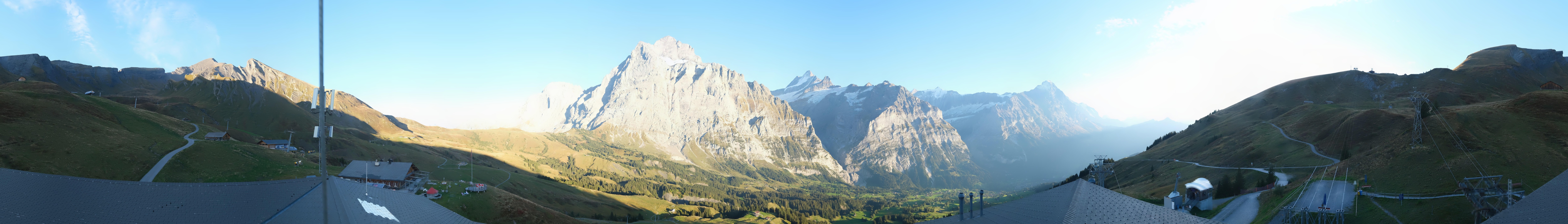 Archived image Webcam Panoramic view First and Grindelwald