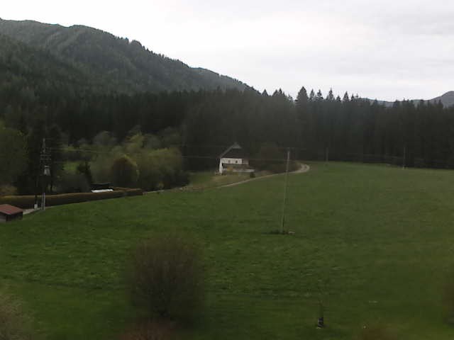 Archiv Foto Webcam Tragöß Angererhof - Blick in Richtung Süden