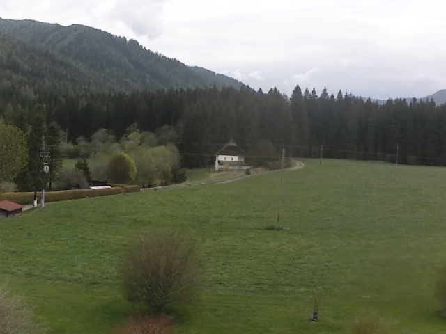 Archiv Foto Webcam Tragöß Angererhof - Blick in Richtung Süden