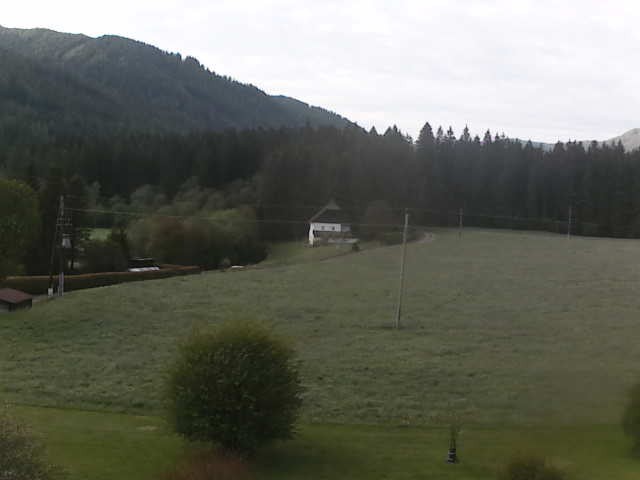Archiv Foto Webcam Tragöß Angererhof - Blick in Richtung Süden