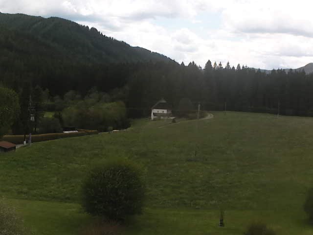 Archiv Foto Webcam Tragöß Angererhof - Blick in Richtung Süden