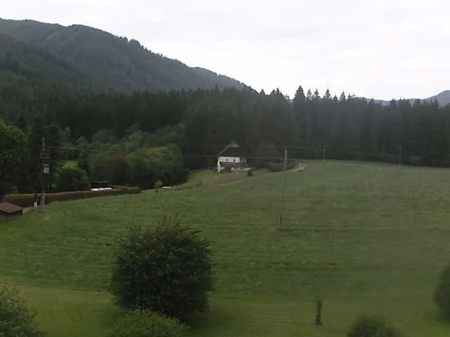 Archiv Foto Webcam Tragöß Angererhof - Blick in Richtung Süden
