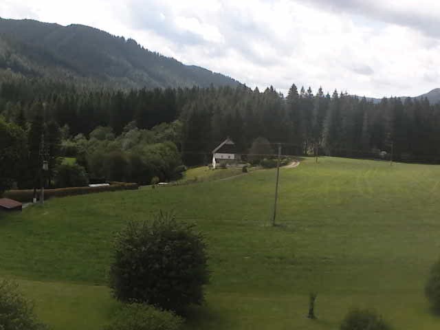 Archiv Foto Webcam Tragöß Angererhof - Blick in Richtung Süden