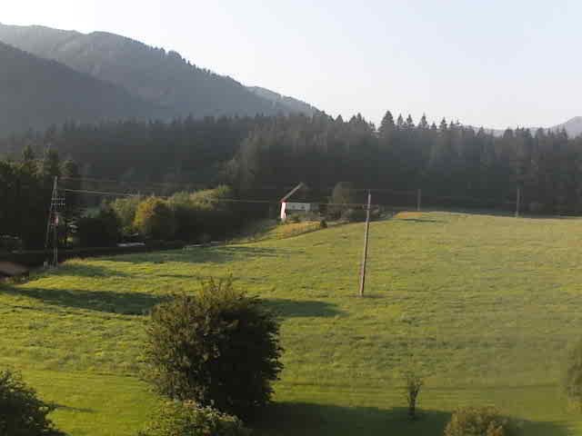 Archiv Foto Webcam Tragöß Angererhof - Blick in Richtung Süden