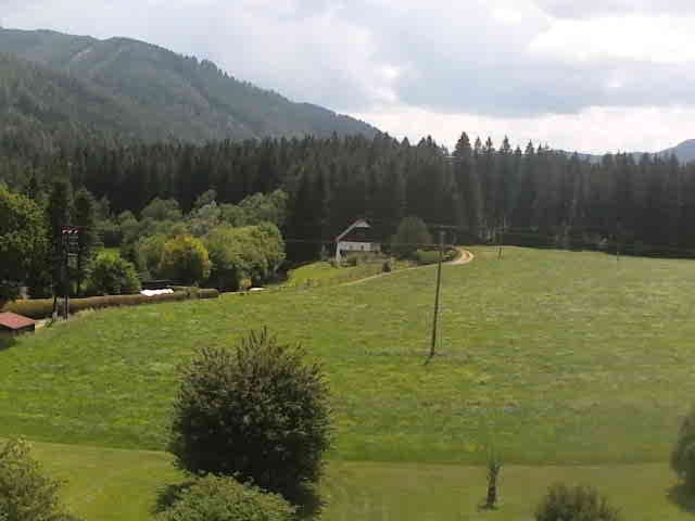 Archiv Foto Webcam Tragöß Angererhof - Blick in Richtung Süden