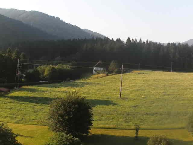 Archiv Foto Webcam Tragöß Angererhof - Blick in Richtung Süden