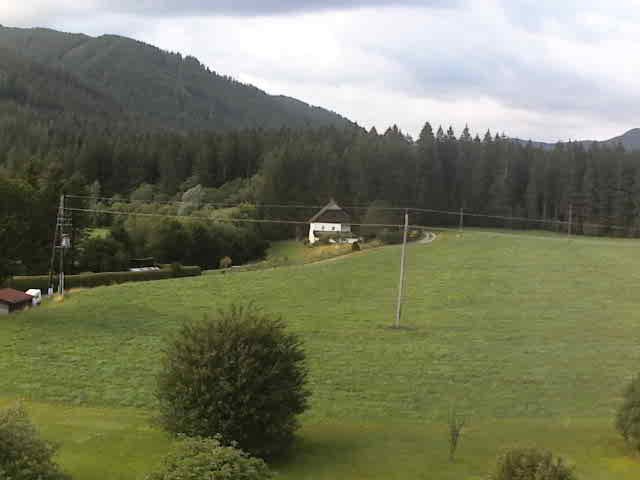 Archiv Foto Webcam Tragöß Angererhof - Blick in Richtung Süden