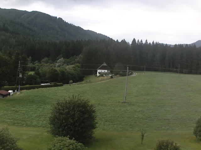 Archiv Foto Webcam Tragöß Angererhof - Blick in Richtung Süden
