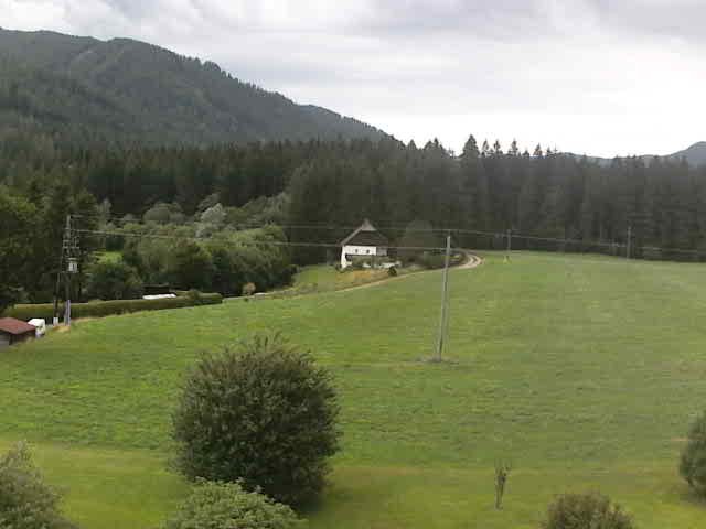 Archiv Foto Webcam Tragöß Angererhof - Blick in Richtung Süden