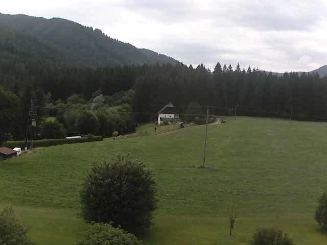 Archiv Foto Webcam Tragöß Angererhof - Blick in Richtung Süden