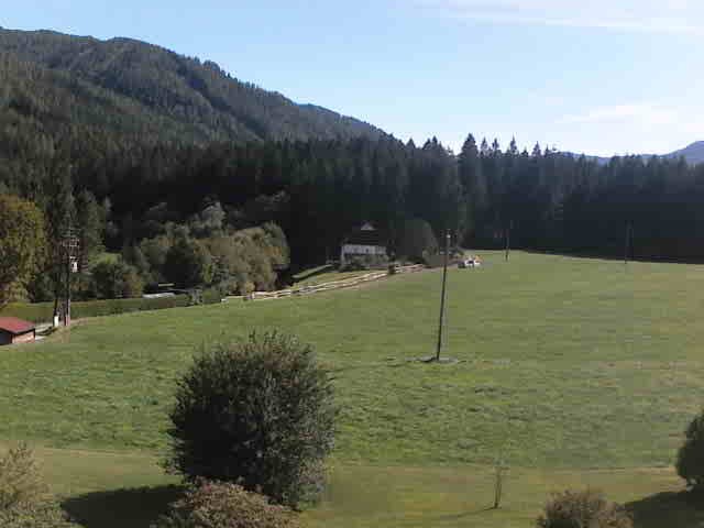 Archiv Foto Webcam Tragöß Angererhof - Blick in Richtung Süden