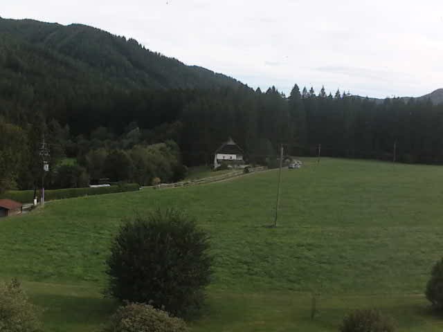 Archiv Foto Webcam Tragöß Angererhof - Blick in Richtung Süden
