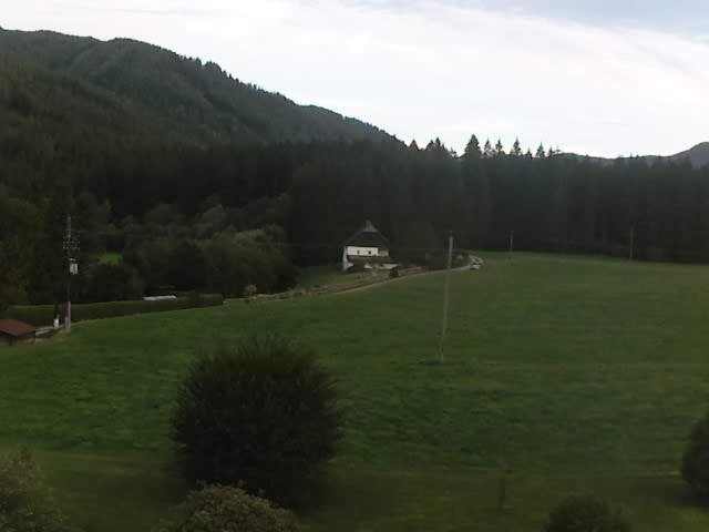 Archiv Foto Webcam Tragöß Angererhof - Blick in Richtung Süden