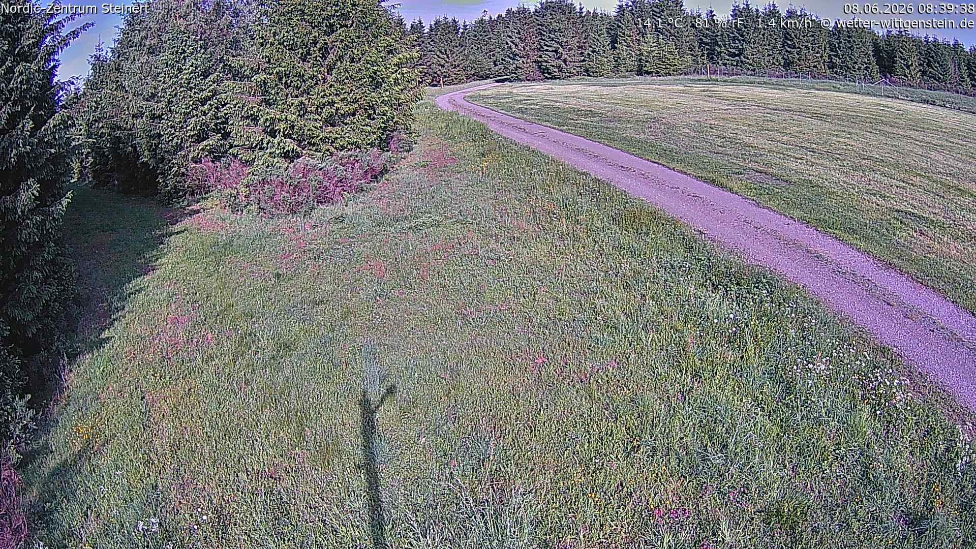 Archiv Foto Webcam Girkhausen - Auf der Steinert
