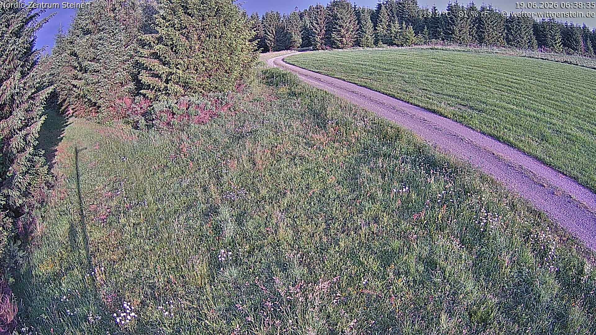 Archiv Foto Webcam Girkhausen - Auf der Steinert