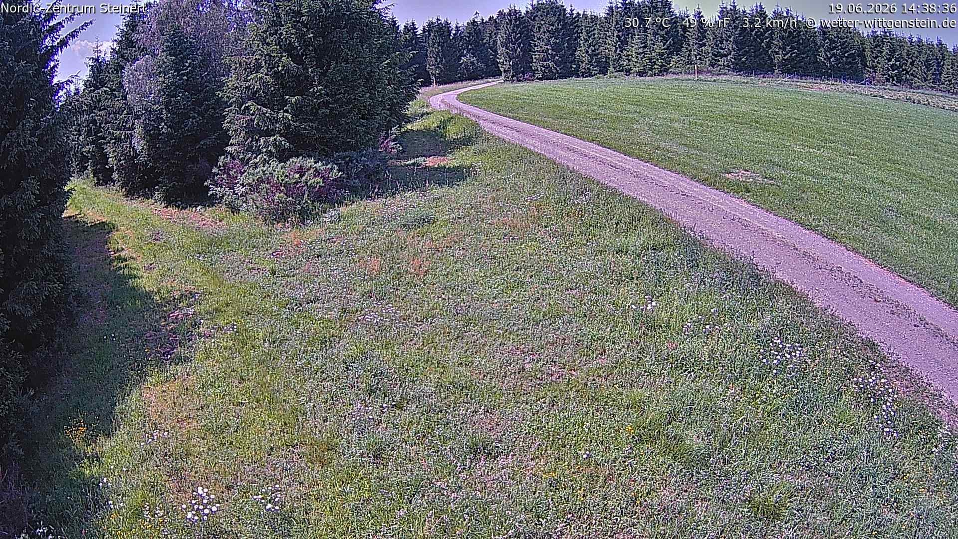 Archiv Foto Webcam Girkhausen - Auf der Steinert