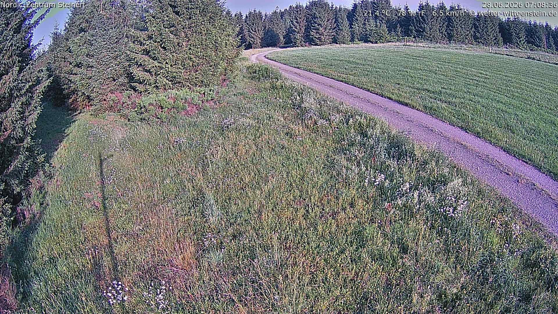 Archiv Foto Webcam Girkhausen - Auf der Steinert