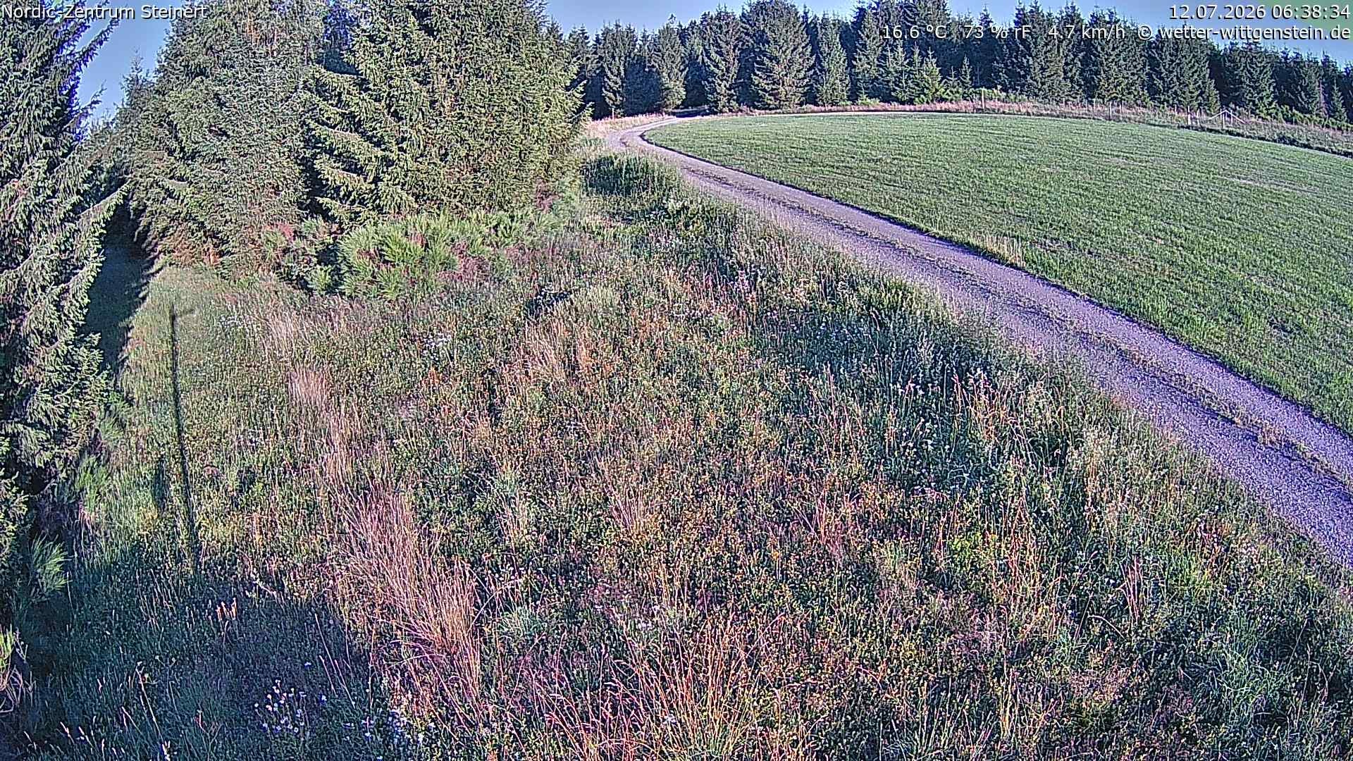 Archiv Foto Webcam Girkhausen - Auf der Steinert