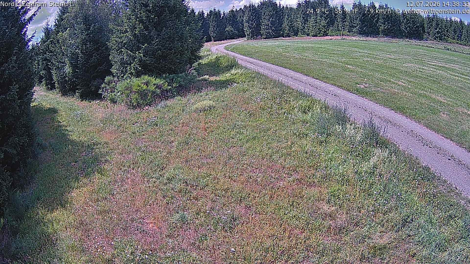 Archiv Foto Webcam Girkhausen - Auf der Steinert