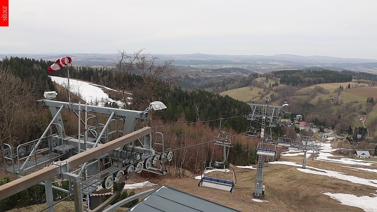 Archiv Foto Webcam Benecko - Bergstation Sessellift Kejnos (Tschechien)