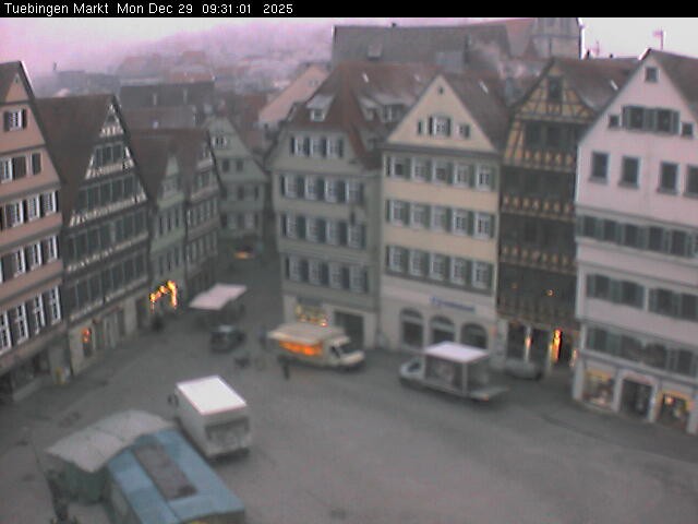 Archiv Foto Webcam Marktplatz Tübingen