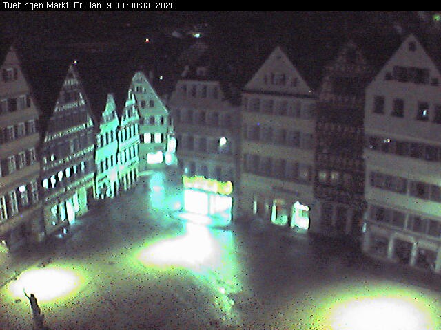 Archiv Foto Webcam Marktplatz Tübingen