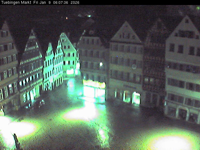 Archiv Foto Webcam Marktplatz Tübingen