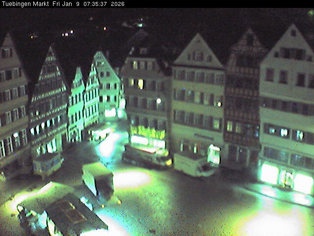 Archiv Foto Webcam Marktplatz Tübingen