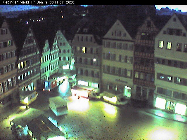 Archiv Foto Webcam Marktplatz Tübingen