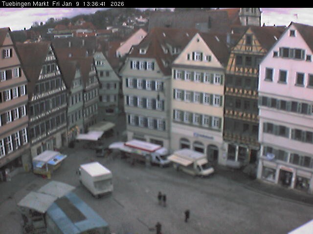 Archiv Foto Webcam Marktplatz Tübingen