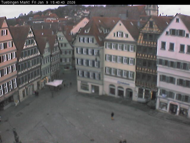 Archiv Foto Webcam Marktplatz Tübingen