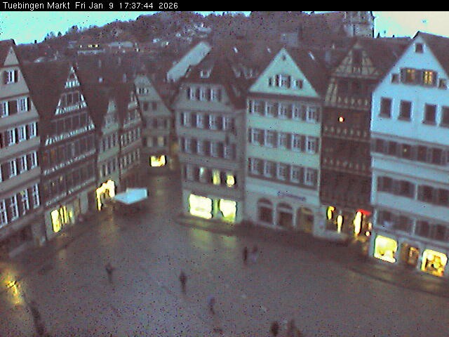 Archiv Foto Webcam Marktplatz Tübingen