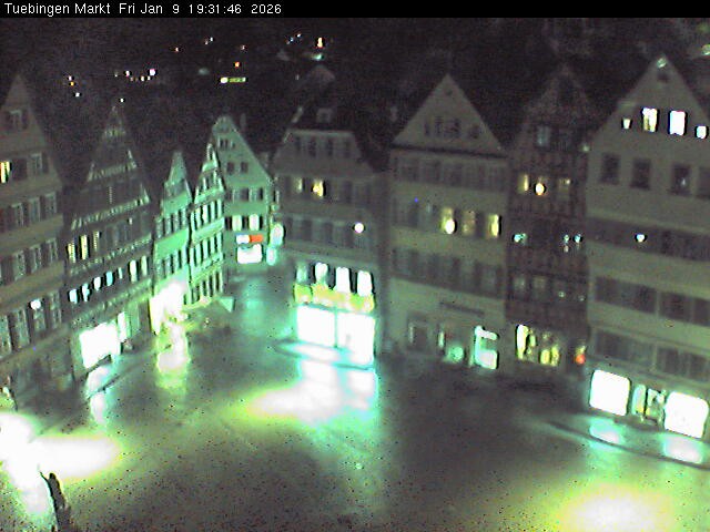 Archiv Foto Webcam Marktplatz Tübingen