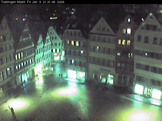 Archiv Foto Webcam Marktplatz Tübingen