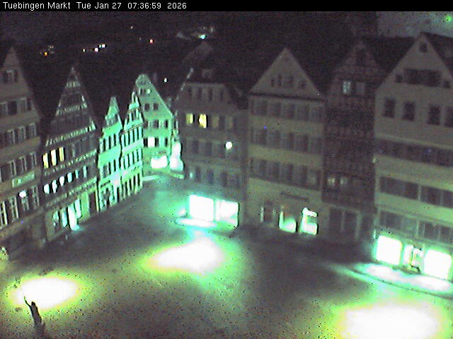 Archiv Foto Webcam Marktplatz Tübingen