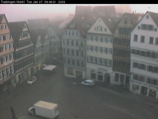 Archiv Foto Webcam Marktplatz Tübingen
