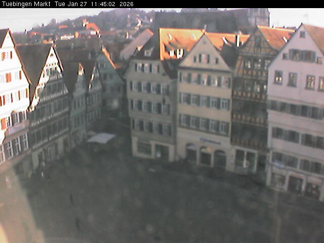 Archiv Foto Webcam Marktplatz Tübingen
