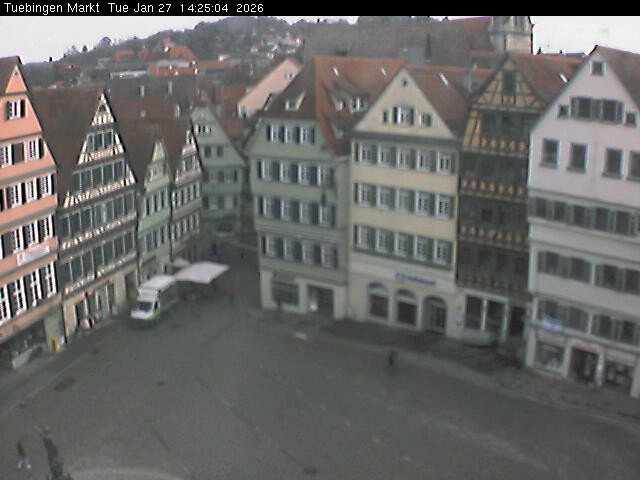 Archiv Foto Webcam Marktplatz Tübingen