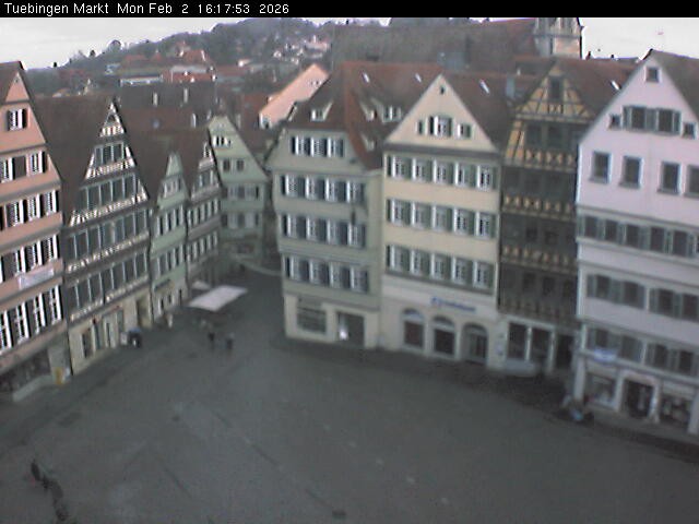 Archiv Foto Webcam Marktplatz Tübingen