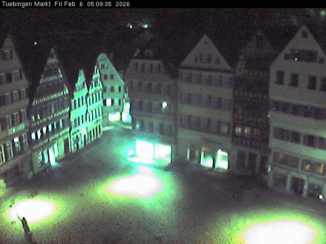 Archiv Foto Webcam Marktplatz Tübingen