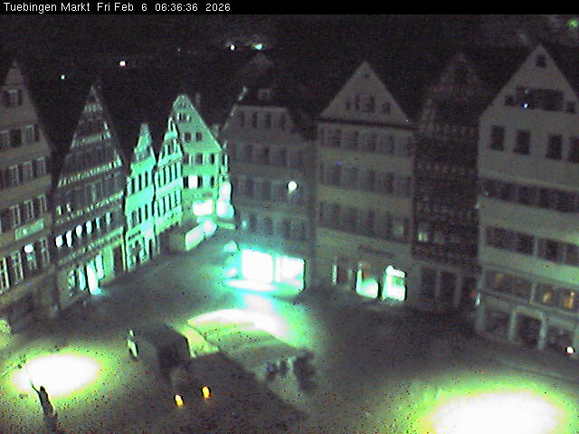 Archiv Foto Webcam Marktplatz Tübingen