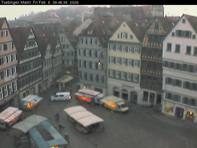 Archiv Foto Webcam Marktplatz Tübingen