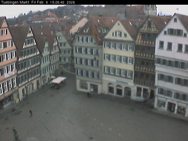 Archiv Foto Webcam Marktplatz Tübingen