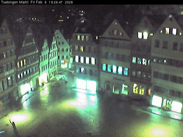 Archiv Foto Webcam Marktplatz Tübingen